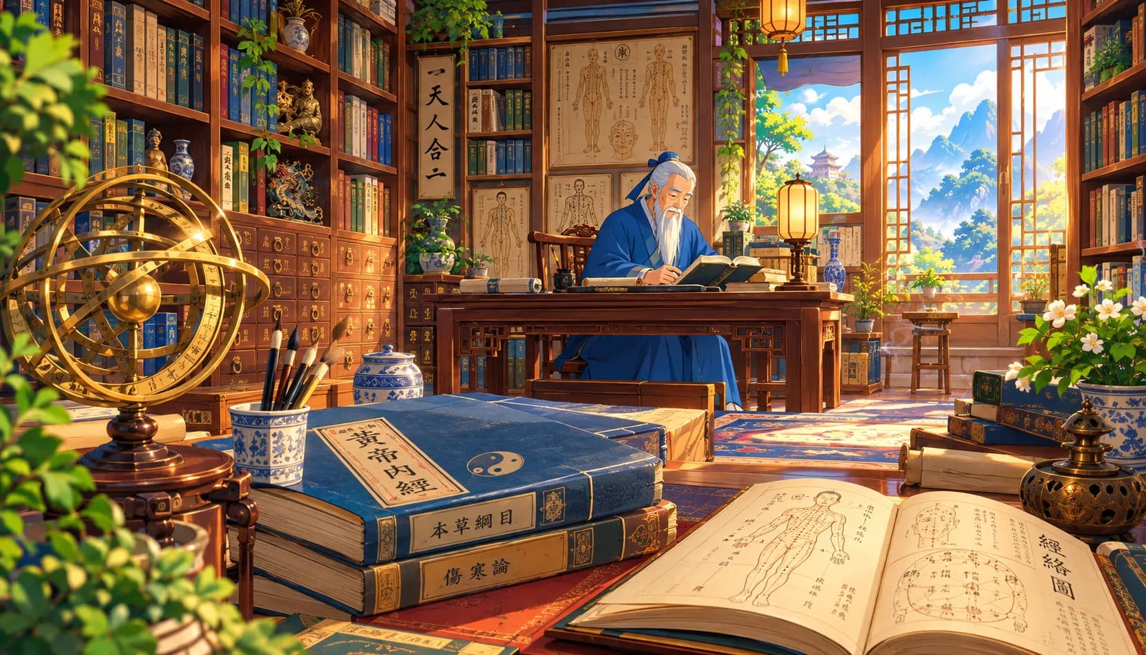 Portada del Atlas de acupuntura