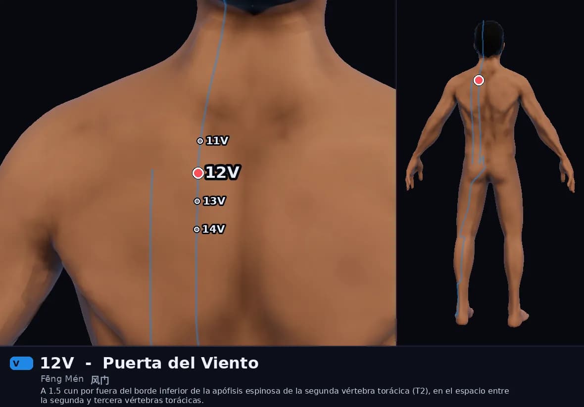 Localización del punto 12V, Puerta del Viento