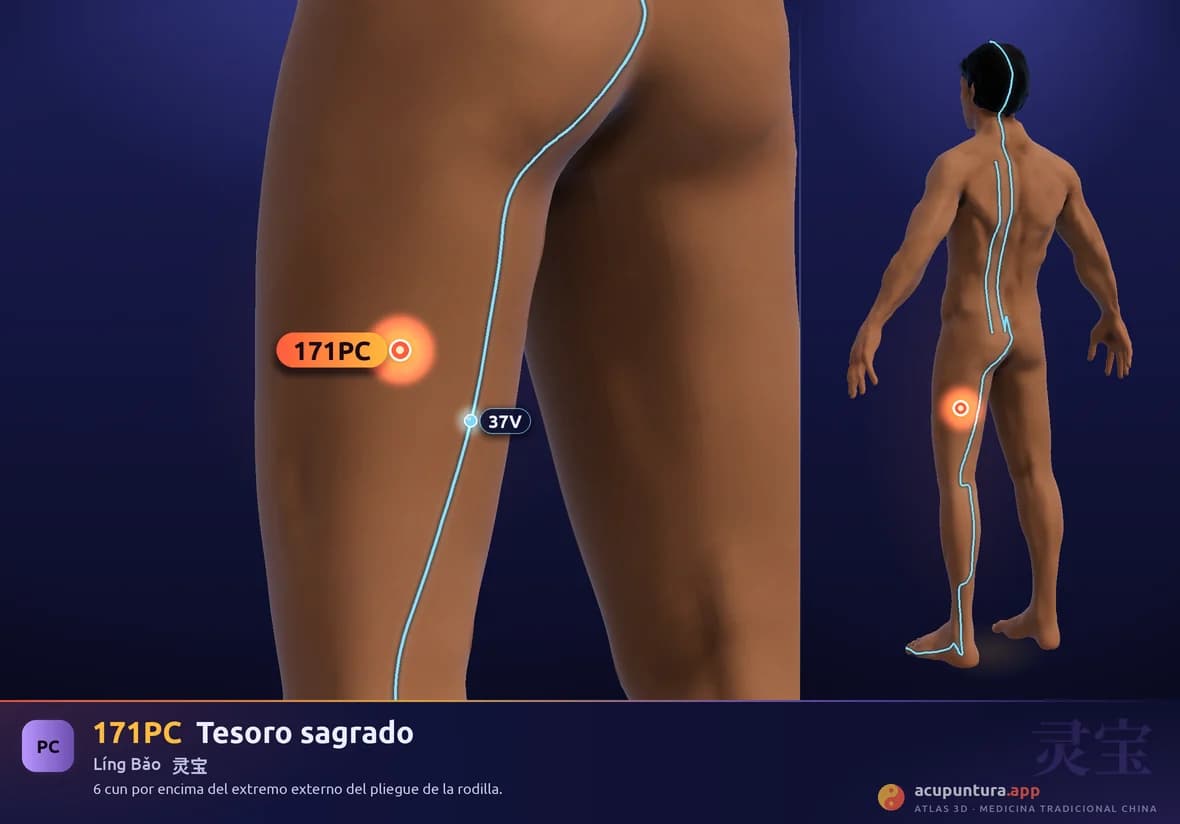 Localización del punto 171PC, Tesoro sagrado
