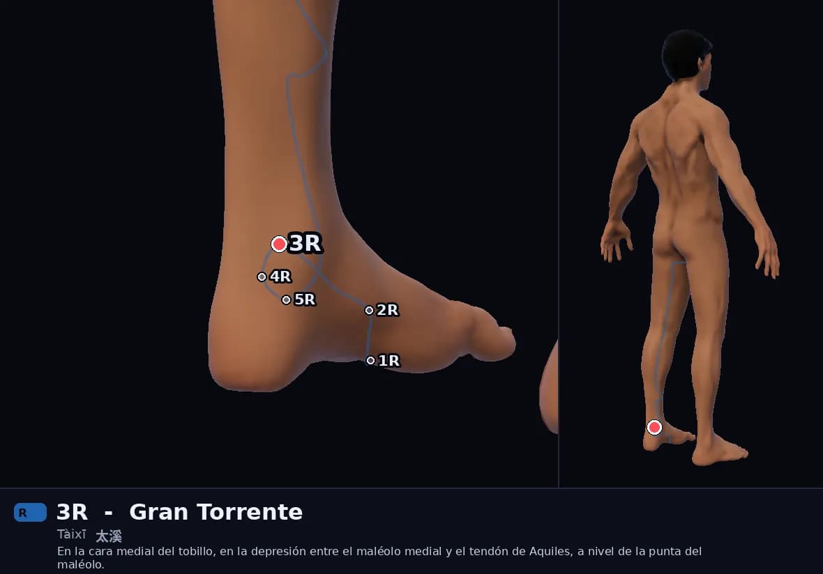 Localización del punto 3R, Gran Torrente