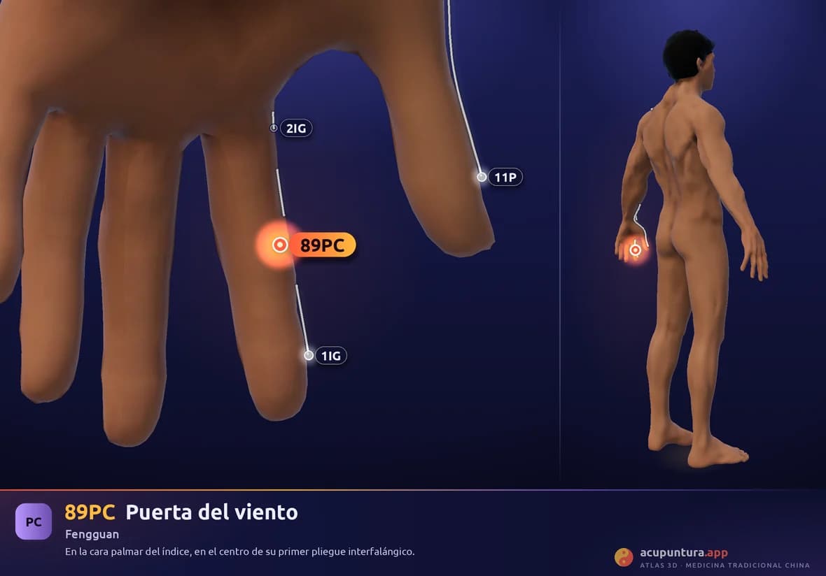 Localización del punto 89PC, Puerta del viento
