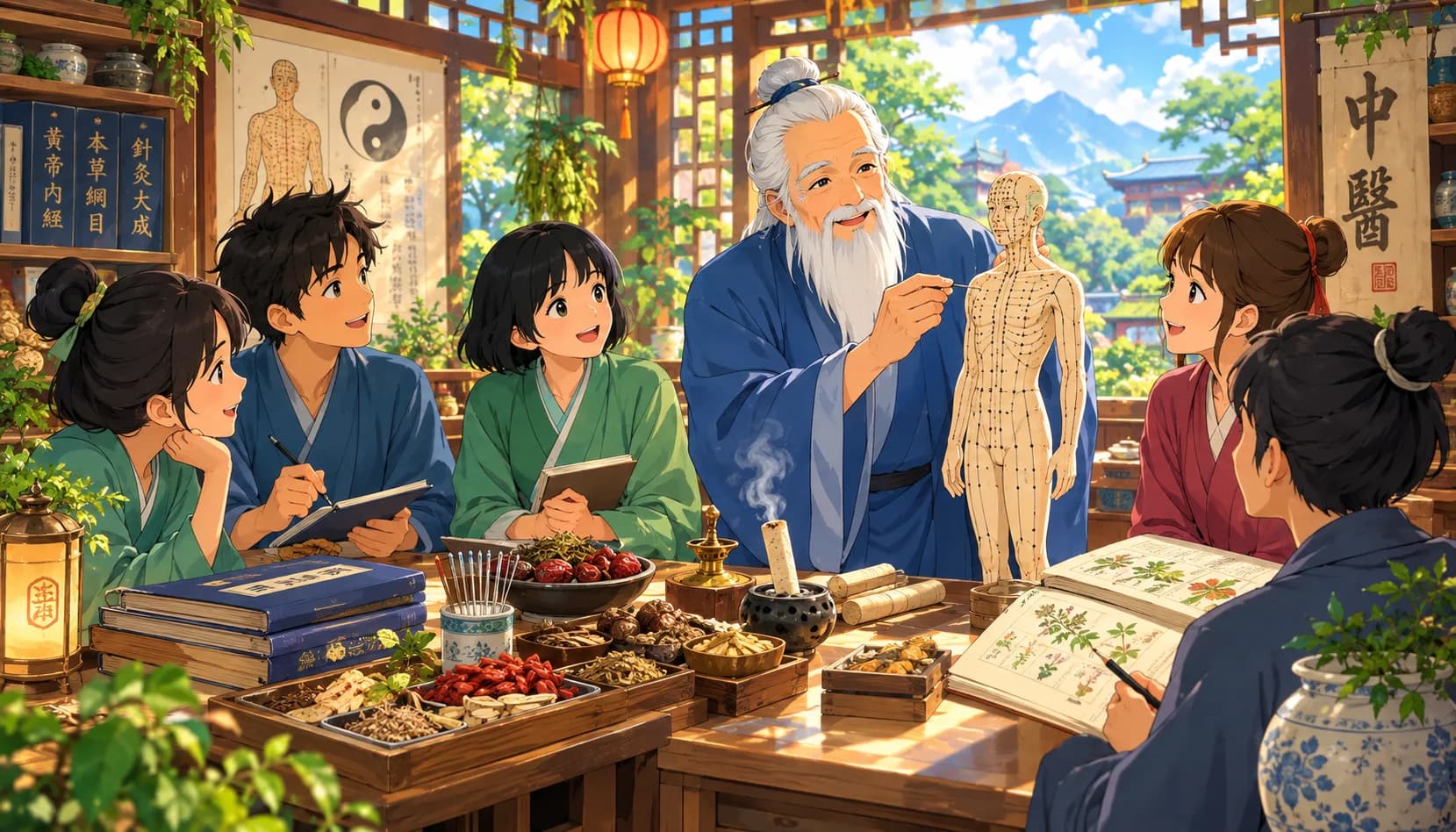 Portada de la Academia de medicina tradicional china