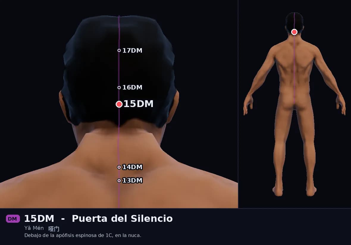 Localización del punto 15DM, Puerta del Silencio